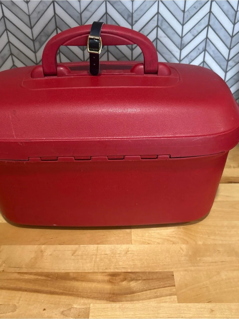 Delsey Luggage Black Cosmetics Tote Carry-on Made In France Vintage